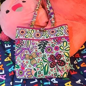 Vera Bradley Top bag and wallet.